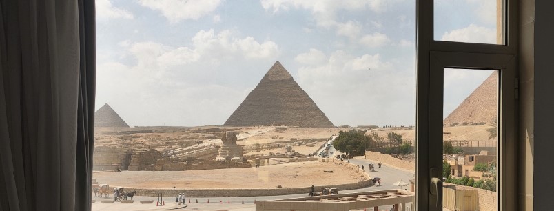 © View from the hotel that hosted me